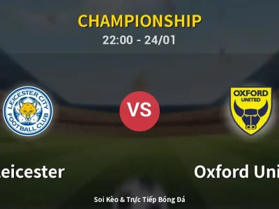 Soi Kèo Leicester vs Oxford United – 22:00 24/01 | Nhận Định, Dự Đoán Tỷ Số