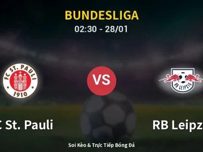 Kết Quả: FC St. Pauli 1-1 RB Leipzig – Highlight & Bàn Thắng | Bundesliga