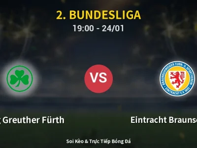 🔴 Trực Tiếp: SpVgg Greuther Fürth 0-0 Eintracht Braunschweig – Link Xem 2. Bundesliga (Full HD)
