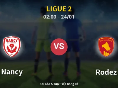 Kết Quả: Nancy 1-3 Rodez – Highlight & Bàn Thắng | Ligue 2