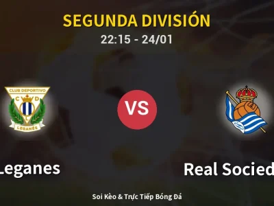 Soi Kèo Leganes vs Real Sociedad II – 22:15 24/01 | Nhận Định, Dự Đoán Tỷ Số