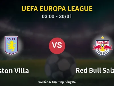 Kết Quả: Aston Villa 3-2 Red Bull Salzburg – Highlight & Bàn Thắng | UEFA Europa League
