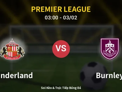 Kết Quả: Sunderland 3-0 Burnley – Highlight & Bàn Thắng | Premier League