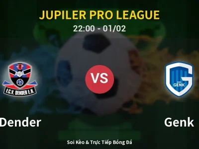 Soi Kèo Dender vs Genk – 22:00 01/02 | Nhận Định, Dự Đoán Tỷ Số