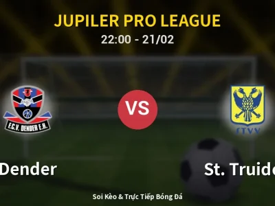 🔴 Trực Tiếp: Dender 1-0 St. Truiden – Link Xem Jupiler Pro League (Full HD)