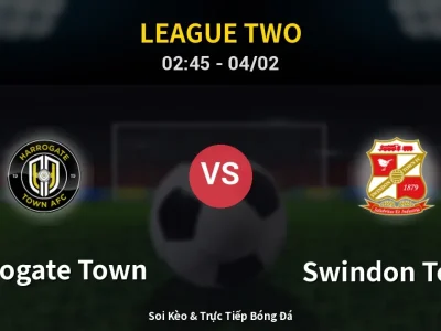 Kết Quả: Harrogate Town 0-1 Swindon Town – Highlight & Bàn Thắng | League Two