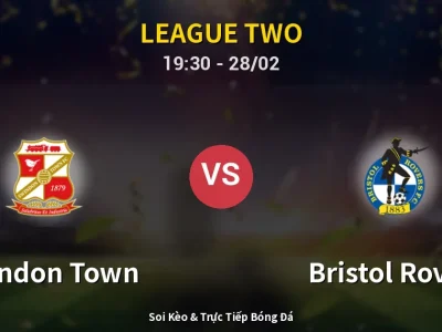 Soi Kèo Swindon Town vs Bristol Rovers – 19:30 28/02 | Nhận Định, Dự Đoán Tỷ Số
