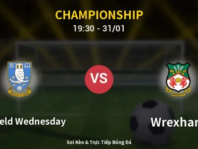 Kết Quả: Sheffield Wednesday 0-1 Wrexham – Highlight & Bàn Thắng | Championship