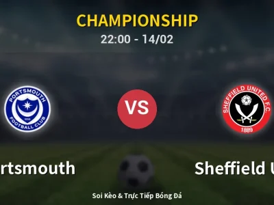 Soi Kèo Portsmouth vs Sheffield Utd – 22:00 14/02 | Nhận Định, Dự Đoán Tỷ Số