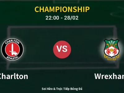 Soi Kèo Charlton vs Wrexham – 22:00 28/02 | Nhận Định, Dự Đoán Tỷ Số