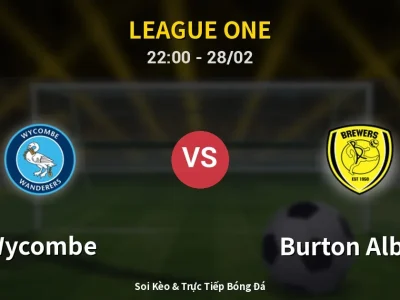 Soi Kèo Wycombe vs Burton Albion – 22:00 28/02 | Nhận Định, Dự Đoán Tỷ Số