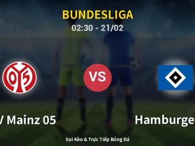 Kết Quả: FSV Mainz 05 1-1 Hamburger SV – Highlight & Bàn Thắng | Bundesliga