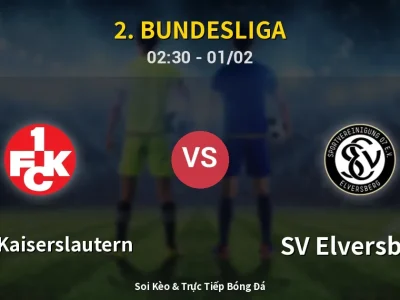 Kết Quả: 1. FC Kaiserslautern 1-3 SV Elversberg – Highlight & Bàn Thắng | 2. Bundesliga