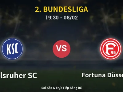 Kết Quả: Karlsruher SC 1-1 Fortuna Düsseldorf – Highlight & Bàn Thắng | 2. Bundesliga