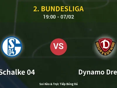 🔴 Trực Tiếp: FC Schalke 04 2-2 Dynamo Dresden – Link Xem 2. Bundesliga (Full HD)