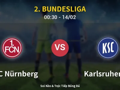 Kết Quả: 1. FC Nürnberg 5-1 Karlsruher SC – Highlight & Bàn Thắng | 2. Bundesliga