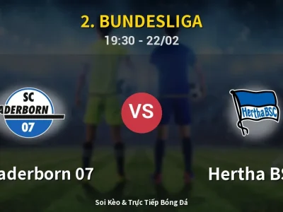 Soi Kèo SC Paderborn 07 vs Hertha BSC – 19:30 22/02 | Nhận Định, Dự Đoán Tỷ Số
