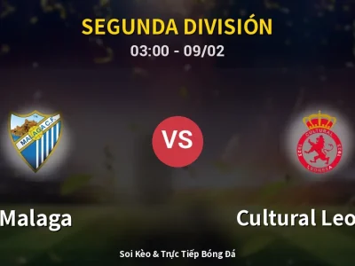 Kết Quả: Malaga 2-1 Cultural Leonesa – Highlight & Bàn Thắng | Segunda División