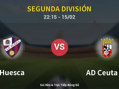 🔴 Trực Tiếp: Huesca 0-0 AD Ceuta FC – Link Xem Segunda División (Full HD)
