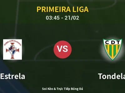 Kết Quả: Estrela 0-2 Tondela – Highlight & Bàn Thắng | Primeira Liga