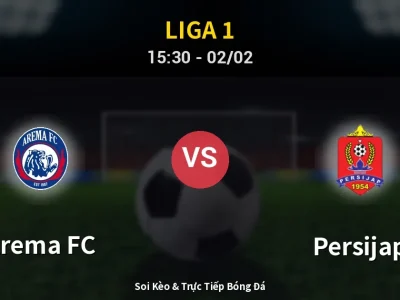 Kết Quả: Arema FC 1-0 Persijap – Highlight & Bàn Thắng | Liga 1