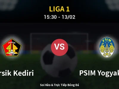 Kết Quả: Persik Kediri 2-2 PSIM Yogyakarta – Highlight & Bàn Thắng | Liga 1