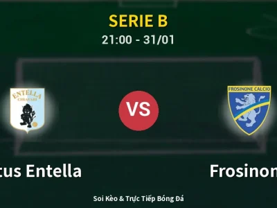 🔴 Trực Tiếp: Virtus Entella 0-0 Frosinone – Link Xem Serie B (Full HD)