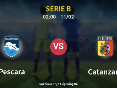 Kết Quả: Pescara 0-2 Catanzaro – Highlight & Bàn Thắng | Serie B