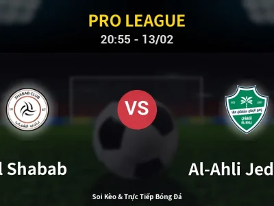 🔴 Trực Tiếp: Al Shabab 0-1 Al-Ahli Jeddah – Link Xem Pro League (Full HD)