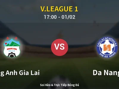 Kết Quả: Hoang Anh Gia Lai 1-0 Da Nang – Highlight & Bàn Thắng | V.League 1