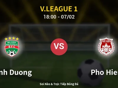 Kết Quả: Binh Duong 1-2 Pho Hien – Highlight & Bàn Thắng | V.League 1