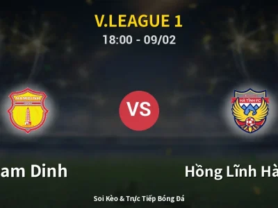 Kết Quả: Nam Dinh 1-1 Hồng Lĩnh Hà Tĩnh – Highlight & Bàn Thắng | V.League 1
