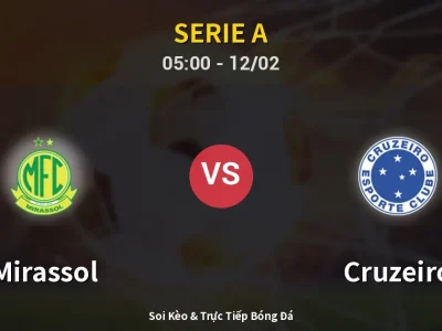 Kết Quả: Mirassol 2-2 Cruzeiro – Highlight & Bàn Thắng | Serie A