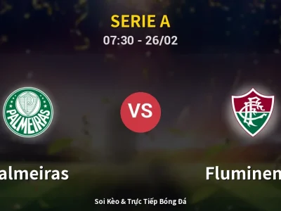 Kết Quả: Palmeiras 2-1 Fluminense – Highlight & Bàn Thắng | Serie A