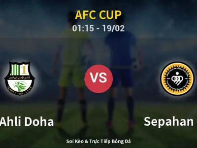 Kết Quả: Al Ahli Doha 1-0 Sepahan FC – Highlight & Bàn Thắng | AFC Cup