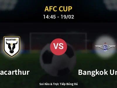 Kết Quả: Macarthur 2-2 Bangkok United – Highlight & Bàn Thắng | AFC Cup