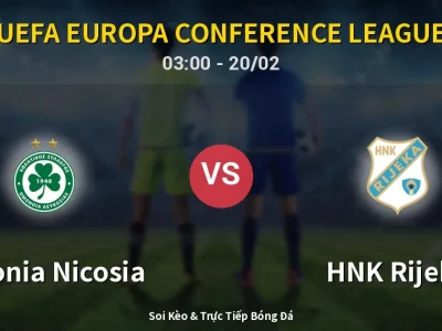 Kết Quả: Omonia Nicosia 0-1 HNK Rijeka – Highlight & Bàn Thắng | UEFA Europa Conference League