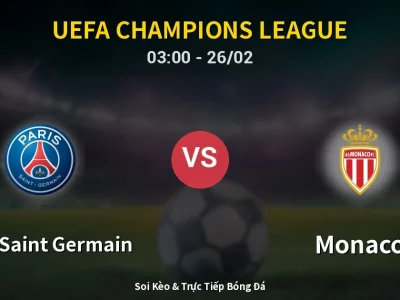 Kết Quả: Paris Saint Germain 2-2 Monaco – Highlight & Bàn Thắng | UEFA Champions League