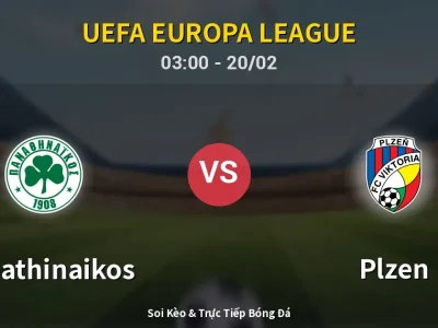 Kết Quả: Panathinaikos 2-2 Plzen – Highlight & Bàn Thắng | UEFA Europa League