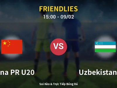 Kết Quả: China PR U20 1-1 Uzbekistan U20 – Highlight & Bàn Thắng | Friendlies