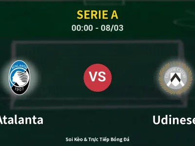 Kết Quả: Atalanta 2-2 Udinese – Highlight & Bàn Thắng | Serie A