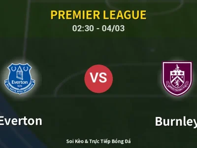 Kết Quả: Everton 2-0 Burnley – Highlight & Bàn Thắng | Premier League