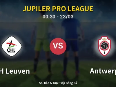 Kết Quả: OH Leuven 1-0 Antwerp – Highlight & Bàn Thắng | Jupiler Pro League