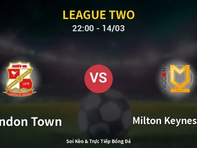 🔴 Trực Tiếp: Swindon Town 0-0 Milton Keynes Dons – Link Xem League Two (Full HD)