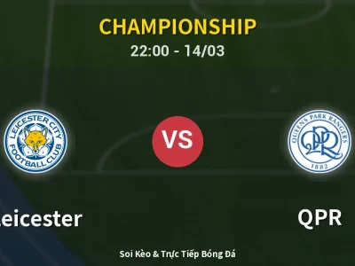 🔴 Trực Tiếp: Leicester 1-0 QPR – Link Xem Championship (Full HD)