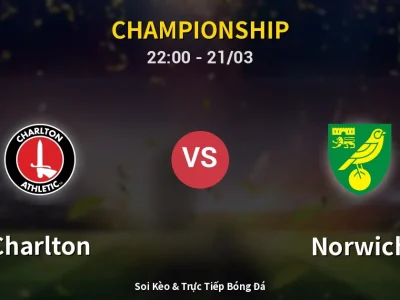 Soi Kèo Charlton vs Norwich – 22:00 21/03 | Nhận Định, Dự Đoán Tỷ Số