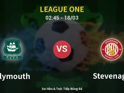 Soi Kèo Plymouth vs Stevenage – 02:45 18/03 | Nhận Định, Dự Đoán Tỷ Số