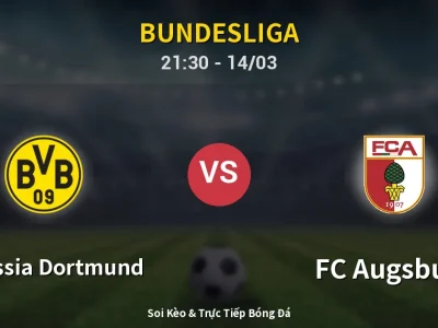 🔴 Trực Tiếp: Borussia Dortmund 1-0 FC Augsburg – Link Xem Bundesliga (Full HD)