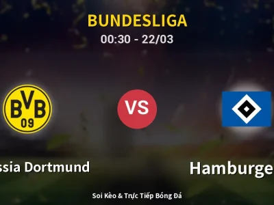 Kết Quả: Borussia Dortmund 3-2 Hamburger SV – Highlight & Bàn Thắng | Bundesliga