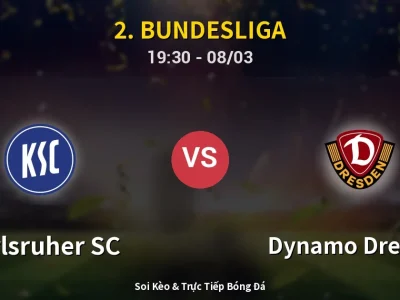 🔴 Trực Tiếp: Karlsruher SC 1-3 Dynamo Dresden – Link Xem 2. Bundesliga (Full HD)